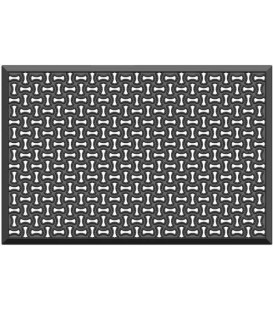 Gumová rohož se "škrabka" efektem 90 x 60 cm