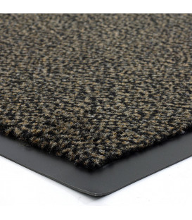 Vstupní hnědá čistící rohož Amber - 90 x 120 x 0,5 cm