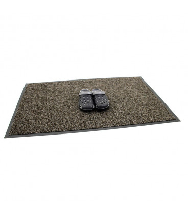 Vstupní hnědá čistící rohož Amber - 120 x 180 x 0,5 cm