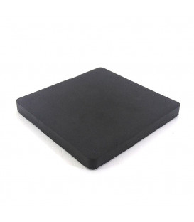 Černá univerzální gumová ochranná podložka (EPDM) - 10 x 10 x 1 cm