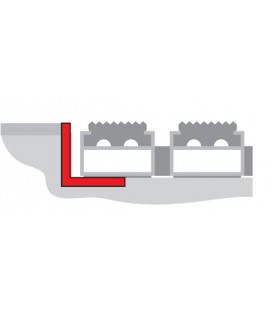 Nerezový rám pro čistící zóny