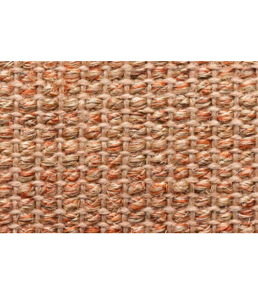 Kobercový schodový nášlap Rome ve tvaru půlkruhu - barva hnědá, rozměr 65 x 25 cm