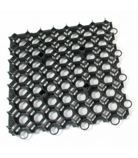 Zatravňovací plastová dlažba černá - 50 x 50 x 4 cm