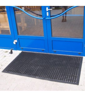 Vstupní venkovní rohožka s nájezdovou hranou 120 x 80 cm