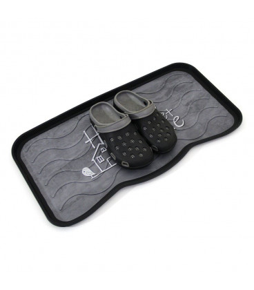 Plastový odkapávač na boty Home Sweet Home - 75 x 38 x 2,1 cm