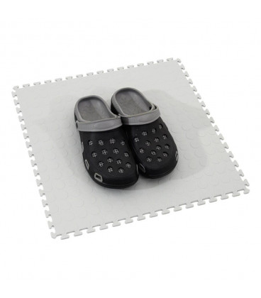 Zátěžová plastová šedá puzzle dlaždice - 50 x 50 x 0,5 cm