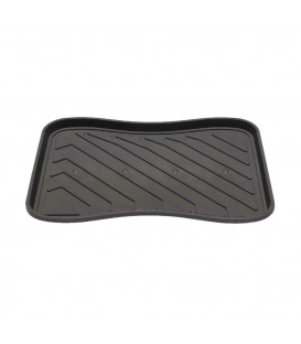 Plastový tmavě šedý odkapávač na boty - 50 x 38 x 2 cm