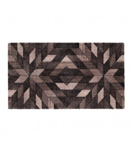 Pratelná vstupní a vnitřní čistící rohož Dark wood - 67 x 120 x 0,7 cm