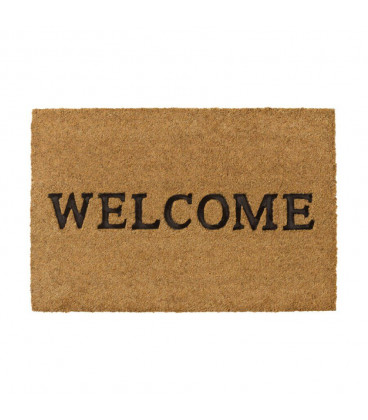 Kokosová vstupní a vnitřní čistící rohož Welcome - 40 x 60 x 1,5 cm