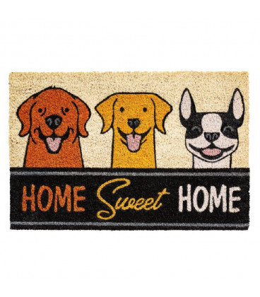Kokosová čistící vstupní rohož Happy Dogs - 40 x 60 x 1,5 cm