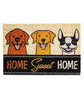 Kokosová čistící vstupní rohož Happy Dogs - 40 x 60 x 1,5 cm
