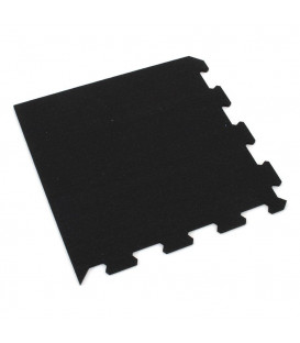 Extrémně zátěžová gumová modulová puzzle dlažba (roh) Sandwich - 100 x 100 x 2,6 cm