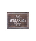 Vnitřní čistící vstupní béžová rohož Welcome - 45 x 65 x 1 cm