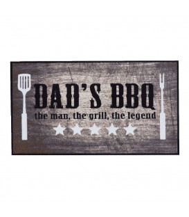 Pratelný koberec do kuchyně Dad's bbq - 120 x 67 x 0,5 cm