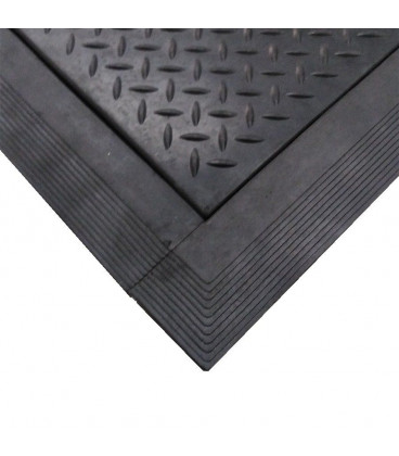 Žlutá náběhová hrana "samec" pro rohože Rigid Tile