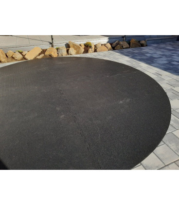 Ochranná gumová tlumící puzzle podložka pod bazén, vířivku (okraj) PoolPad - 100 x 100 x 0,8 cm