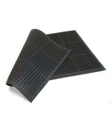 Protiskluzová protiúnavová gumová rohož - 97,5, šířka  158,5  cm x 2,2 cm