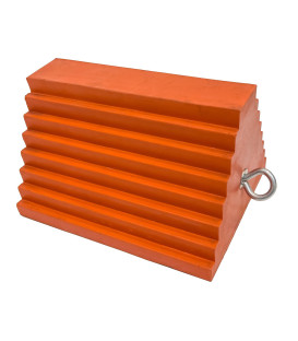 Zakládací oranžový plastový klín UCTS003 - 25 x 20 x 15 cm