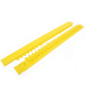 Žlutá náběhová hrana "samec" pro rohože Rigid Tile