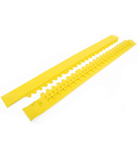 Žlutá náběhová hrana "samice" pro rohože Rigid Tile