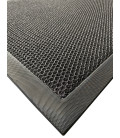 Vstupní antracitová čistící rohož Shell - 75 x 45 x 1 cm