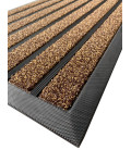 Venkovní hnědá čistící rohož Stride - 75 x 45 x 1 cm