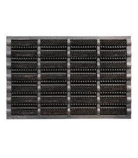 Odolná kokosová rohož na hrubé nečistoty černá - 75 x 45 cm