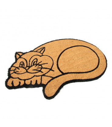 Kokosová vstupní rohož Happy Cat - 75 x 45 x 1,7 cm