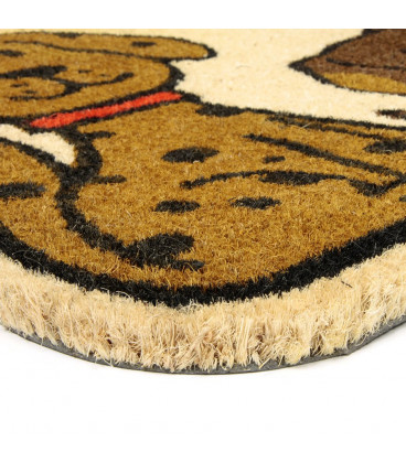 Kokosová vstupní rohož Happy Dogs - 75 x 45 x 1,7 cm