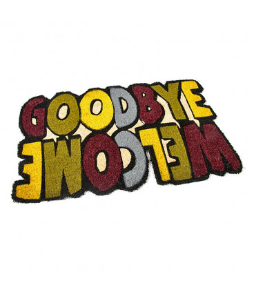 Kokosová vstupní rohož Welcome - Goodbye - 75 x 45 x 1,7 cm
