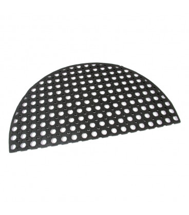 Gumová vstupní čistící půlkruhová rohož Honeycomb - 75 x 45 x 1,6 cm