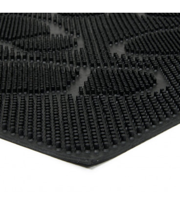 Gumová vstupní kartáčová rohož Shoes - 60 x 40 x 0,8 cm