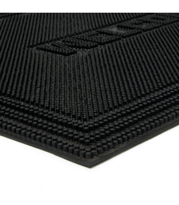 Gumová vstupní kartáčová rohož Welcome - Rows - 60 x 40 x 0,7 cm