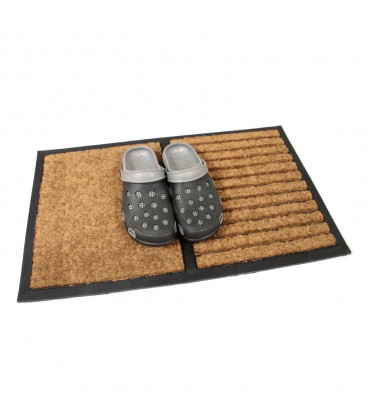 Gumová kokosová vstupní rohož Different - 75 x 45 x 2,3 cm