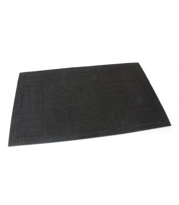 Gumová kokosová vstupní rohož Lines - 75 x 45 x 2 cm