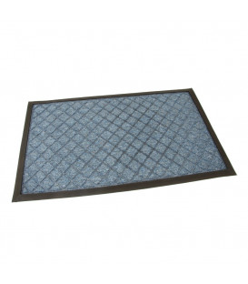 Modrá textilní vstupní rohož Spades - 75 x 45 x 1 cm