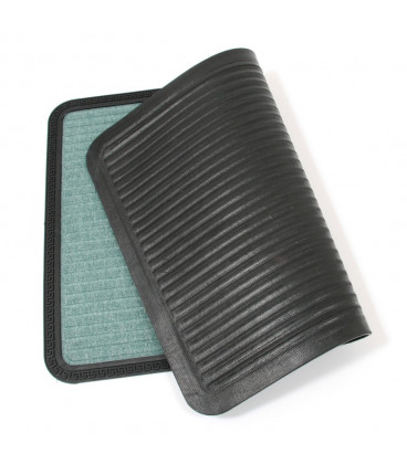 Textilní vstupní rohož zelená Line - 90 x 60 x 0,8 cm