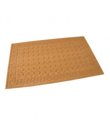 Hnědá textilní vstupní rohož Bricks - Deco - 75 x 45 x 1 cm