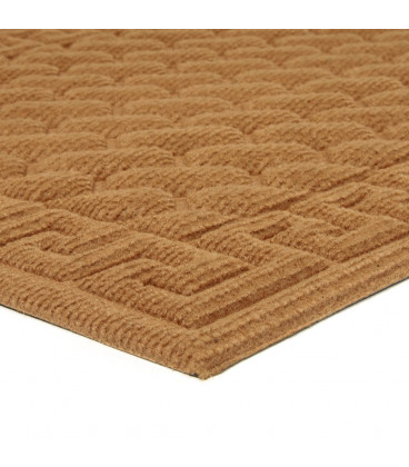 Hnědá textilní vstupní rohož Bricks - Deco - 75 x 45 x 1 cm