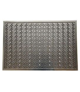 Gumová rohož Tree s odtokovými dírkami 60 x 90 cm