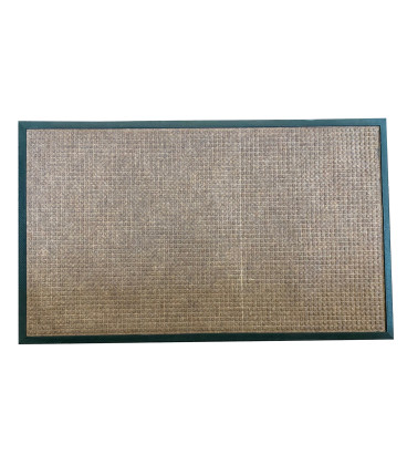 Textilní gumová vstupní rohož Bump hnědá - 150 x 90 x 0,8 cm