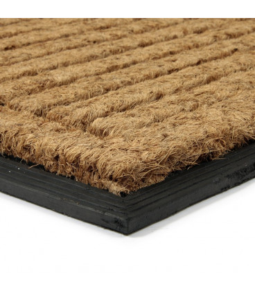 Vstupní kokosová čistící rohož Stripes - 60 x 40 x 2,2 cm