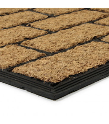 Kokosová čistící vstupní rohož - Bricks - 75 x 45 x 0,8 cm