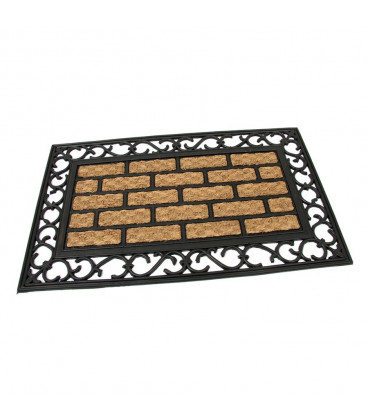 Kokosová čistící vstupní rohož Bricks - 75 x 45 x 0,9 cm