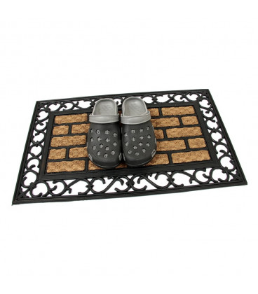 Kokosová čistící vstupní rohož Bricks - 75 x 45 x 0,9 cm
