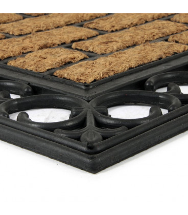 Kokosová čistící vstupní rohož Bricks - 75 x 45 x 0,9 cm