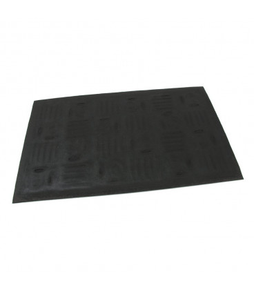 Čistící textilní gumová vstupní rohož béžová - 75 x 45 x 0,8 cm