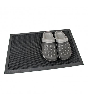 Gumová vstupní kartáčová rohož Rubber Brush - 60 x 40 x 0,8 cm