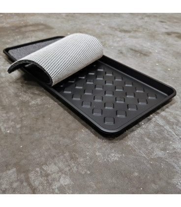 Hygienická dezinfekční rohož (vanička) pro obuv a podrážky - 71,5 x 35 x 3,3 cm