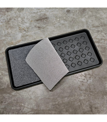 Hygienická dezinfekční rohož (vanička) pro obuv a podrážky - 71,5 x 35 x 3,3 cm